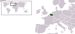 Belgium map