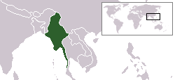 Myanmar map