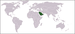 Saudi Arabia map