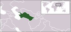 Turkmenistan map