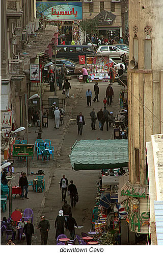 cairo downtown streets Egypt